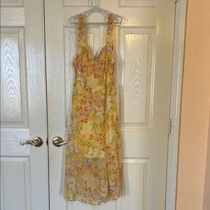 Charlotte Russe Floral Yellow Dress